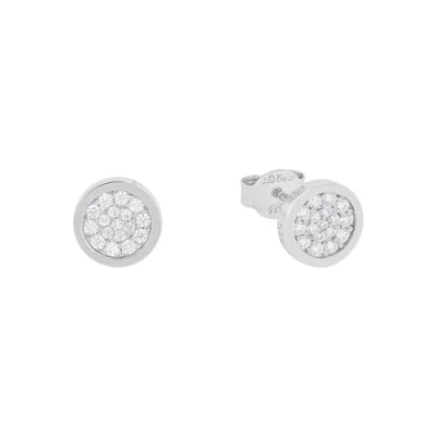 Bild av s.Oliver stiftörhängen 925 sterling silver örhängen för damer, med cubic zirconia synth., 0,8 cm, silver, Levereras i presentförpackning, 9079155
