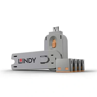Bild av Lindy USB Port Blocker portblockerare (paket om 4)