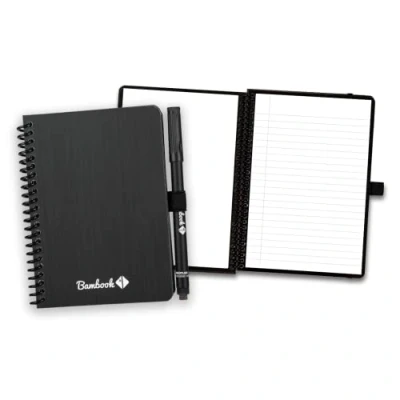 Bild av Bambook Klassisk anteckningsbok kartong Softcover A6 Blank &amp; linjerad, återanvändbar anteckningsbok, anteckningsblock,