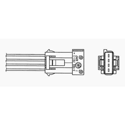 Bild av NGK 0395 Sonde lambda 4 PEUGEOT: 206 3/5 portes, 308 II 307 CITROËN: C4 Coupe, Xsara Picasso, I FIAT: Ulysse