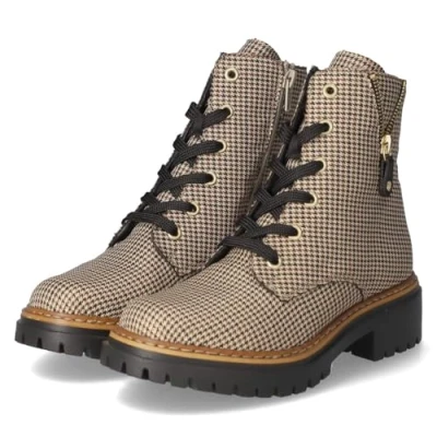 Bild av Rieker 72617 Biker Boots, Beige, 41 EU, EU