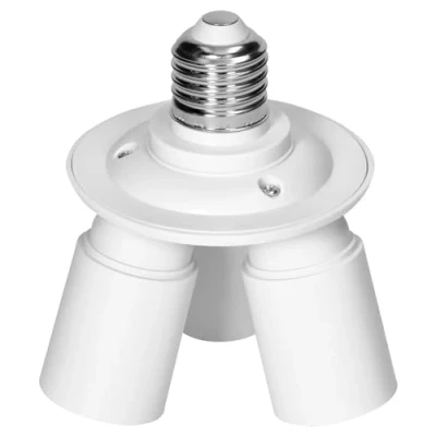 Bild av Miratic Adapter för E27 ljuskälla uttagsdelningsadapter till Uttagskonverterare (3 x smal)