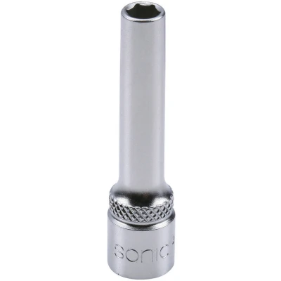 Bild av 6 kantshylsa 1/4&quot; 4.5 mm Lång Flank Drive