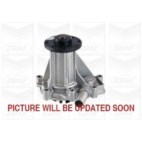 Bild av GRAF PA1190 Pompe à eau avec joint d&#039;étanchéite mécanique Fonte pour système dentrainement courroie trapézoïdale nervures SSANGYONG: Kyron