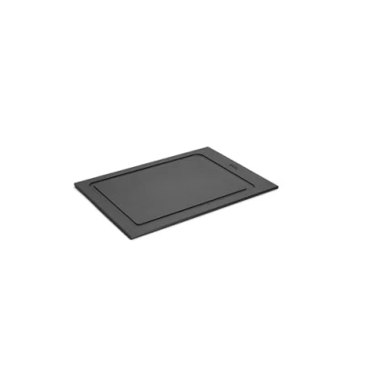Bild av Woll Cut &amp; Serve skärbräda, 35 x 25 cm, 7 mm hög, tillverkad av FSC certifierad papperskomposit, BPA fri och VOC fri, värmebeständig upp till 175C, diskmaskinssäker, mattsvart