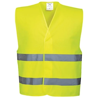 Bild av Portwest C474 Hi Vis Två Band Väst, Regelbunden, Storlek 4XL/5XL, Gul