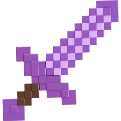 Bild av Mattel Minecraft tillbehörssamling för stridsrollspel med pixeldesign (variationer kan förekomma) HTL93