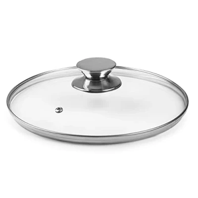 Bild av IBILI 971632 Glaslock med knopp i rostfritt stål, 32 cm
