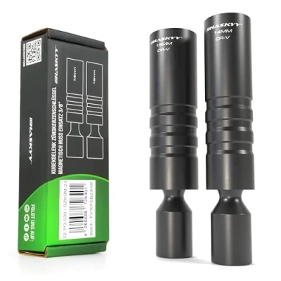 Bild av HASKYY magnet tändstift nyckel glödstift led ljusnyckel set tolvkant SW 14 16 mm 3/8 tum hylsnyckel