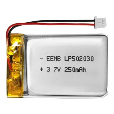 Bild av EEMB Lithium Polymer Battery 3,7V 250mAh 502030RP Uppladdningsbart Lipo batteri med JST kontakt för VXI Blue Parrott Bekräfta enhetens polaritet och anslutning innan köp
