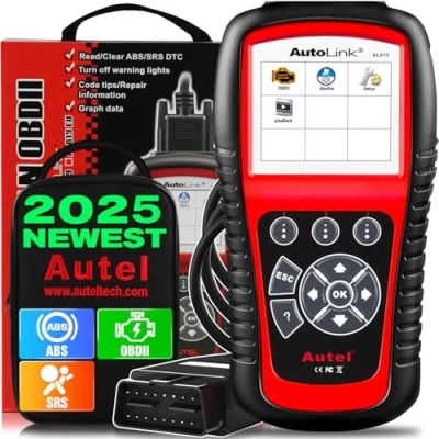 Bild av Autel AutoLink AL619 OBD2 Diagnostisk Scanner, ABS, SRS (Krockkudde) Skanningsverktyg, Stäng av Varningsljus Aterställs, Redo Test, Advanced Ver. AL519, ML519