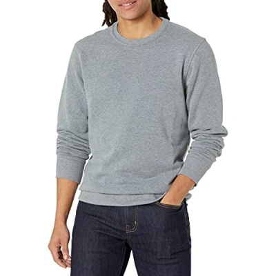 Bild av Amazon Essentials Men&#039;s Fleecetröja med rund hals (finns i Big &amp; Tall), Ljusgrå ljung, XXL