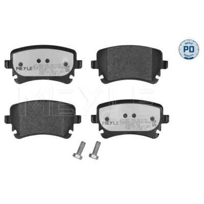 Bild av MEYLE 025 233 2617/PD Jeu de plaquettes frein PD Quality Essieu arrière préparé pour indicateur d&#039;usure avec tôle anti bruit