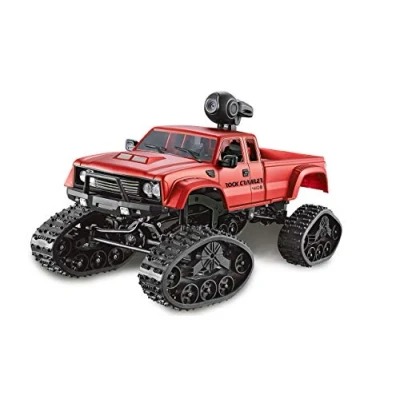 Bild av Amewi 22391 Pickup lastbil FPV med hjul och kedjor 4WD 1:16 röd