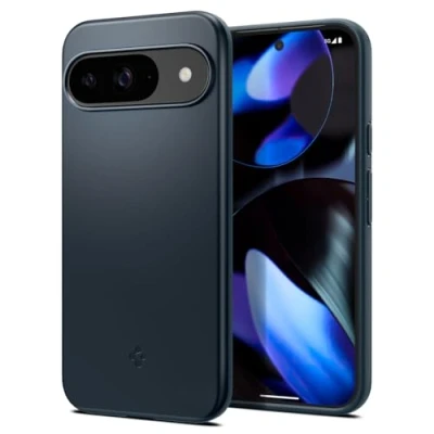 Bild av Spigen Thin Fit Case för Google Pixel 9 och Pro [Made for Google] Skal Fodral Metal Slate