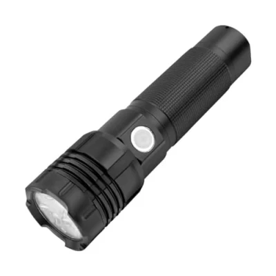 Bild av ANSMANN PRO 3 000 R professionell 30 W uppladdningsbar LED ficklampa. IP67 klassad. 6 ljusfunktioner. Ljusräckvidd upp till 213 m. Inkluderar 3,6 V 5 100 mAh Li ion batteri, handledsrem. års garanti