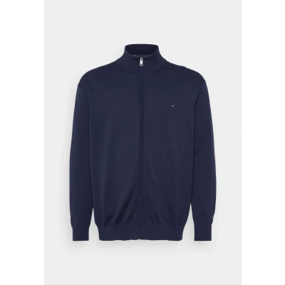 Bild av Tommy Hilfiger Essential ZIP THRU Kofta, Storlek: 4XL, Desert sky