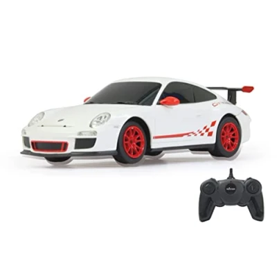 Bild av Porsche GT3 RS 1:24 2,4 GHz officiellt licenserad, ca 1 timmes restid vid 9 km/h, perfekt återbildade detaljer, högkvalitativt utförande, vit