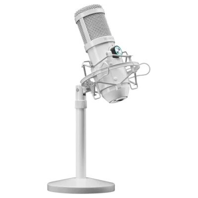 Bild av Mars Gaming MMICXW, professionell studiomikrofon LED, tyst, USB, vit