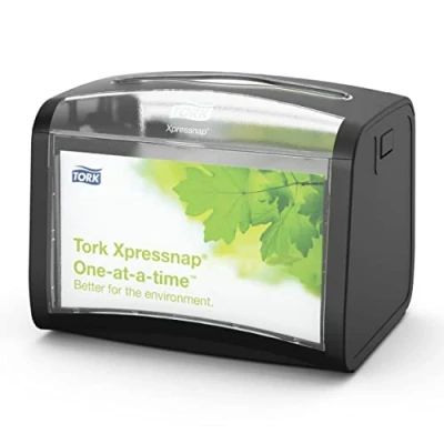 Bild av Tork Xpressnap® Bordsdispenser svart N4, Signature designserie, 15,5 cm x 20,1 15,0 cm, 272611 (x4)
