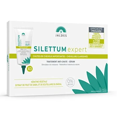 Bild av Jaldes Silettum Expert Traitement Anti Chute Cure de 3 Mois x 40 ml
