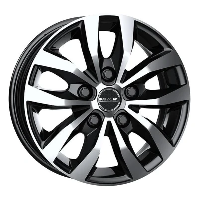 Bild av MAK Load5 Black Machined Face 7x17 5/130 ET68 B78