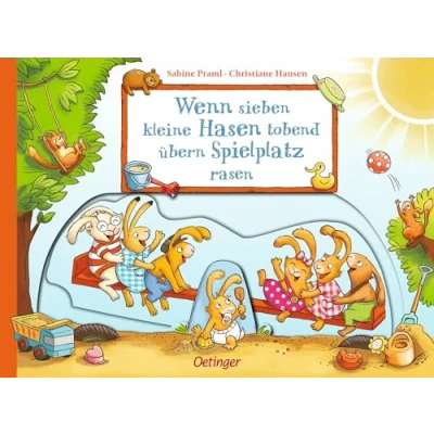 Bild av Wenn sieben kleine Hasen tobend übern Spielplatz rasen