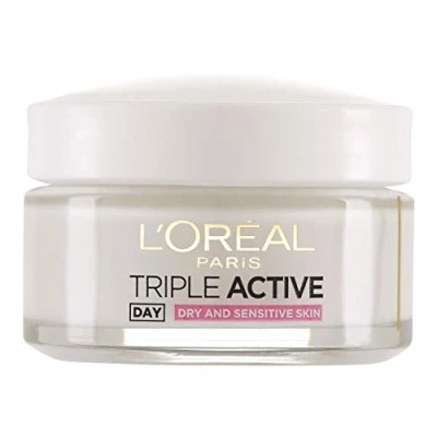 Bild av L&#039;Oréal Paris, dagkräm för torr och känslig hud, Triple Active, 50 ml