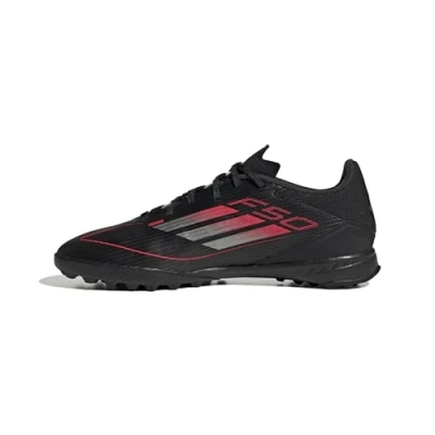 Bild av adidas Performance F50 League TURF Fotbollsskor universaldobbar, Storlek: 42 2/3, Core black/iron metallic/lucid red Textil/syntet