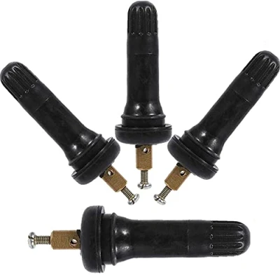 Bild av 4 st TPMS ventilstam däck tryckövervakningssensor ventil stam däcktrycksövervakningssystem anti explosion däckventil stamverktyg för bil