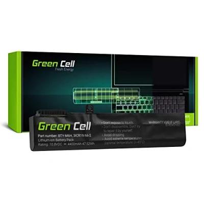 Bild av Green Cell BTY M6H Batteri för Bärbar Dator MSI GE62 GE63 GE72 GE73 GE75 GL62 GL63 GL73 GL65 GL72 GP62 GP63 GP72 GP73 GV62 GV63 GV72 GF62 GF72 PE60 PE62 PE70 PE72 2QE 7RD 7RDX 7RE 8RC 8RD 8RE MS 16J3