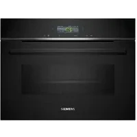 Bild av Siemens iQ700 CM724G1B1 Kombinationsugn inbyggd Wi Fi fördjupning bredd: 56 cm djup: 55 höjd: 45 med självrengöring svart