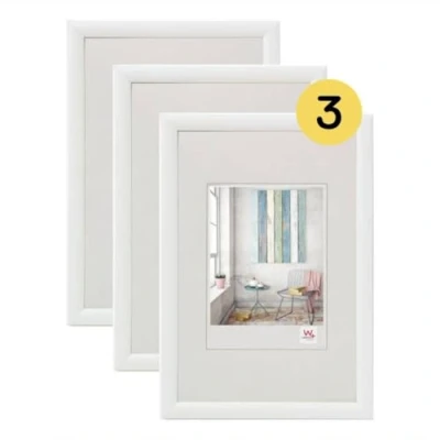 Bild av walther design tavelram vit 20 x 30 cm 3 pack, Trendstyle plastram KP030W3