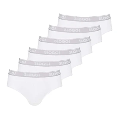 Bild av Sloggi 6ER PACK GO ABC Briefs, Storlek: Small, Weiß