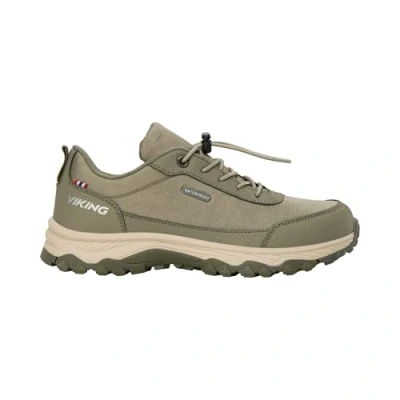 Bild av Viking Unisex barn Crude Low Wp Walking Shoe, OLIV, 30 EU