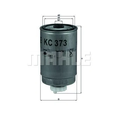 Bild av MAHLE ORIGINAL KC 373 Filtre à Carburant vissé IVECO: DAILY 3 Kasten/Kombi, 3, Bus