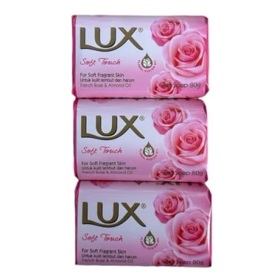 Bild av LUX SOAP SOFT TOUCH FRANSK ROSE 3PK