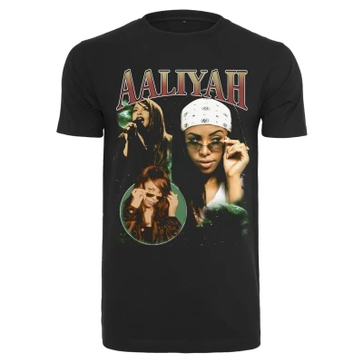 Bild av Mister Tee Aaliyah Tshirt med print, Storlek: XXL, Black