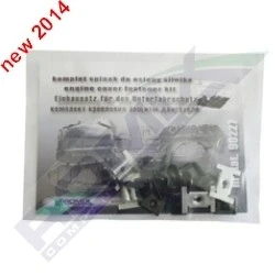 Bild av ROMIX 90227 Elements de fixation, cache moteur FIAT: Grande Punto 3/5 portes
