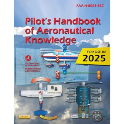 Bild av 2023 Pilot’s Handbook of Aeronautical Knowledge FAA H 8083 25C (Color Print)