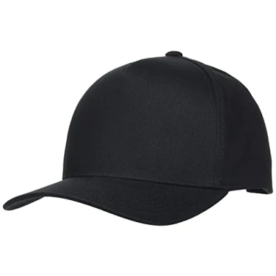 Bild av Flexfit 5PANEL Curved Classic Snapback Keps, Storlek: One Size, Black