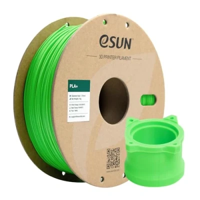 Bild av eSUN PLA+ Filament 1.75mm, Förbättrad Seghet PLA Plus 3D skrivarfilament, Dimensionell Noggrannhet +/ 0.03mm, 1KG Spole (2.2 LBS) tryckmaterial för skrivare, Ljusgrön
