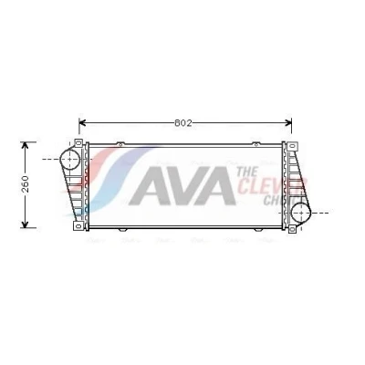 Bild av PRASCO MSA4217 Intercooler MERCEDES BENZ: Sprinter 4 T Сamion à Plateau/Сhâssis, Van, 3 VOLKSWAGEN: LT 28 35 II Bus