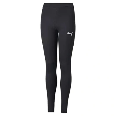 Bild av Puma unisex barn Byxor League Baselayer Long Tight Jr, Svart, 140