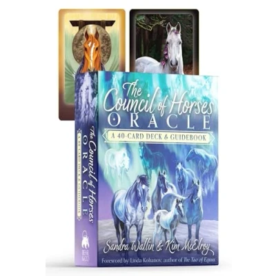 Bild av The Council of Horses Oracle: A 40 Card Deck and Guidebook
