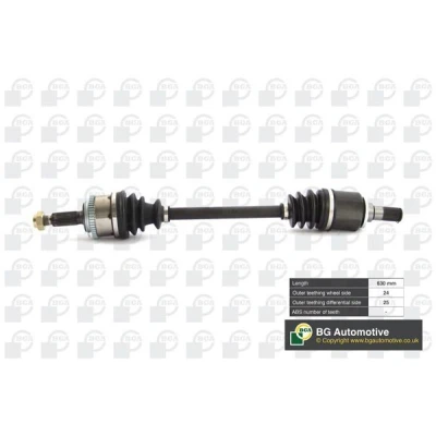 Bild av BGA DS3604L Arbre de transmission Essieu avant gauche 630 KIA: Picanto I