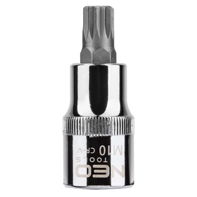 Bild av NEO TOOLS 08 733 Clé à douille 1/2 M10 Acier chrome vanadium, d&#039;outil Spline