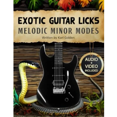 Bild av Exotic Guitar Licks: Melodic Minor Modes: (Theory, Arpeggios, Scales, Chord Shapes, and 70 killer Modal Licks to Unlock the Seven Modes): 2