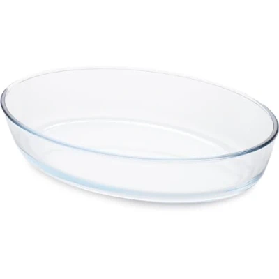 Bild av Guardini, Oval ugnsform, Borosilikatglas, värmestötbeständig, 30 x 21,5 7 cm 2,4 l, transparent/blå