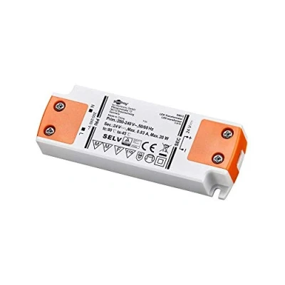 Bild av Goobay 30633 LED transformator 230 V till 24 spot 15 W total belastning drivrutin DC Driver inget flimmer